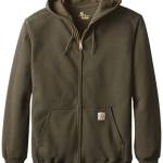 Carhartt Felpa da Uomo con Cappuccio e Zip Frontale