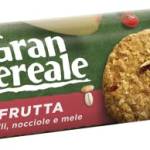 Gran Cereale Biscotti Gran Cereale alla Frutta, Biscotti dal Gusto Pieno Ricchi di Fibra e Fosforo - 250 g