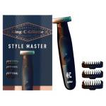 King C. Gillette Style Master, Regolabarba Uomo Senza Fili Per Regolare, Rifinire E Radere La Barba Incolta Con Lama 4D E Crema Idratante Barba E Viso Con Complesso Di Vitamina B3 E B5 100 ml