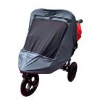 SnoozeShade Twin Deluxe (6 m+), parasole per passeggino doppio, colore argento, taglia universale