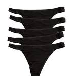 Felina So Smooth Low Rise Thong 5-Pack