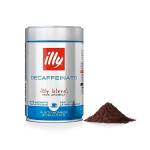 illy Caffè macinato per espresso Tostato DECAFFEINATO, Barattolo da 250 grammi