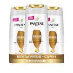 Pantene Pro-V Shampoo Protezione Cheratina, Rigenera e Protegge, Shampoo Capelli, per Capelli Deboli o Danneggiati, Ripara all'istante i Danni da Styling, 3 x 675 ML