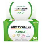 Multicentrum Adulti Integratore Alimentare Multivitaminico Completo con Vitamina B, D e C, Combatte Stanchezza e Affaticamento, 90 Compresse