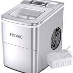 Macchina Ice Maker FOOING Ice Maker Ice Maker Ice Cube Maker Counter Top pronto in 6 Mins 2L Ice Machine con Ice Scoop e cestino Display LED Ice Maker per la cucina del bar di casa