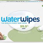 WaterWipes Textured Clean Salviette Senza Plastica a Trama per Neonati e Bebè, 720 Unità, 12 Confezioni, Salviette Umidificate al 99,9% a Base di Acqua & Inodori per Pelli Sensibili