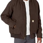 Carhartt Men's Active Jacket J130 (Regular and Big & Tall Sizes), Dark Brown, 2X-Large