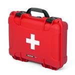 Nanuk 910 Custodia rigida impermeabile di pronto soccorso vuota - rosso