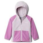 Columbia Fast Trek II Fleece Hoodie Giacca di Pile, Lilla Chiaro/Rosa Fioritura, 6 Mesi Unisex-Bimbi