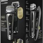 Braun Series 9 PRO +, Rasoio Elettrico Barba, Rifinitore di precisione, con PowerCase, Lame Flessibili, Stazione SmartCare, Uso a Secco o Sotto Acqua, Batteria Litio Ion, Idea Regalo, 9575cc Grafite