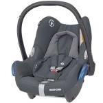 Maxi-Cosi Cabriofix Seggiolino Auto Neonati Fino ai 13kg, 0-12 Mesi, Ovetto Gruppo 0+, Protezione Laterale, Capottina Protezione Inclusa, Leggero con Maniglione Ergonomico, Grigio (Essential Graphite)