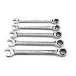 GearWrench Set di chiavi combinate a cricchetto, 5 pezzi, SAE - 93005