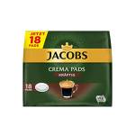 Jacobs Pastiglie Crema forti, 90 cialde di caffè compatibili Senseo, certificate UTZ, confezione da 5 pezzi, 5 x 18 bevande