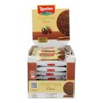 Loacker - Tortina Gran Pasticceria Dark Noir - Tortina con Cuore di Crema alla Nocciola e Cialde Wafer, Ricoperte di Cioccolato Fondente - Merenda e Snack - 1 Confezione da 24 Tortine