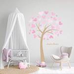 Albero adesivo da muro, Cameretta bambini, Wall decal, Wall Stickers, Albero Cuore