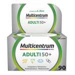 Multicentrum Adulti 50+, Integratore Alimentare Multivitaminico con Vitamina B e Vitamina D, Contro la Stanchezza per Adulti oltre 50 anni, 90 Compresse