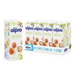 ALPRO CLASSICO, Bevanda alla NOCCIOLA, 100% vegetale con vitamine B2, B12 e D (8 confezioni x 1 Litro)