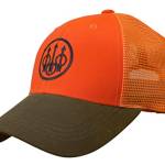 BERETTA Cappello da Caccia da Uomo Upland Trucker con Cotone Cerato Bill Tabacco/Blaze Arancione