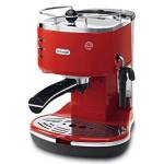 De'Longhi Icona Eco 311.R Macchina da Caffè Espresso Manuale, Caffè in Polvere o in Cialde E.S.E., 1100 W, Rosso