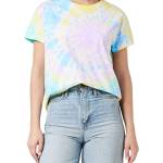 Urban Classics T-shirt Ladies Tie Dye Boyfriend Tee, Donna, Pastel, L