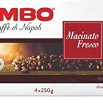 Kimbo Macinato Fresco, Caffè (4x250g)