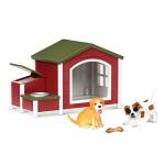 Terra by Battat AN2832Z House – Giocattolo a forma di cane, set da gioco per bambini dai 3 anni in su (5 pezzi)