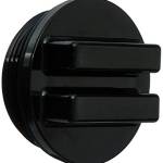 Hayward SP1022CBLK - Tappo di Scarico per Piscina in calcestruzzo MIP, 1-1/2", Colore: Nero