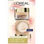 L'Oréal Paris Age Perfect Golden Age - Set per la cura del viso e la cura della notte, rinforzante e lucentezza, per pelli mature e rigide, con estratto di peonie, 2 x 50 ml