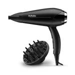 BaByliss D572DE Asciugacapelli Turbo Smooth 2200W, Funzione Ionica Anti-Crespo E Tecnologia Ceramica, Nero