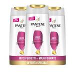 Pantene Shampoo Pro-V Ricci Perfetti, shampoo capelli ricci luminosi e corposi, 3x675 ml