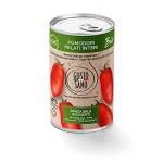 GUSTO SANO POMODORI PELATI INTERI 100% BIOLOGICI. – Senza Sale Aggiunto - Non OGM – Vegano - ideali per pizza, sughi e salse - 6 Conf. da 400 gr cadauna.