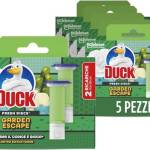 Duck Fresh Discs Dischi Gel Igienizzanti WC, Fragranza Rosa e Fiori di Loto, Formato Scorta da 10 Ricariche e 60 Dischetti