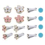 8pcs Daisy Flower Auto Vent Air Clip Condizionamento Uscita Margherita Aromaterapia Aria Condizionata Outlet Decorazione