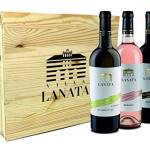 Villa Lanata Cassetta Legno Chardonnay + Piemonte Rosato + Piemonte Rosso - Pacco 3x750ml