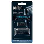 Braun Series 1 CruZer, Rasoio Elettrico Barba Testina di Ricambio, Compatibile Con I Rasoi Series 1 e CruZer, Rasatura Precisa, Uso a Secco o Acqua, 10B/20B Nero