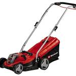 Einhell 3413266 Tosaerba A Batteria, 18 Volt, Nero Rosso, ‎121 x 44 x 98 cm, 10.1 Kg