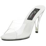 Pleaser Car401/C/M Scarpe con Tacco, Donna, Trasparente (Clear), 42 EU (9 UK)