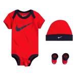 Nike 3 PIECE INFANT SET CAPPELLINO BODY CALZINI Non definito Rosso U10