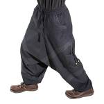 Pantaloni Da uomo harem in colori classici nero XXXL