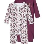 Name It Nbfnightsuit 2P Zip Prune Purple Noos, Pigiama Bambine e ragazze, Viola (Prune Purple), 104