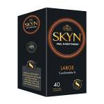 SKYN Large (40 Pezzi) | Skynfeel Preservativi senza lattice per uomo, preservativi extra large, preservativi XL, preservativi sottili, forma dritta liscia, larghezza 56 mm