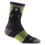 Darn Tough Calzini da donna Bear Town Micro Crew Lightweight con imbottitura – Small Lime Lana Merino Wool Socks for Hiking