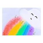 Ztoone 4 Imposta Rainbow Cloud Bath Bomb, Bubble Bath Bombs, Idea regalo per Lui/Lei, Donna, Fidanzata