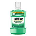 LISTERINE Collutorio Difesa Denti e Gengive, Al gusto di Menta Fresca, Collutorio gengive infiammate per denti forti, Con Fluoruro, Igiene orale per Gengive sane, 1L