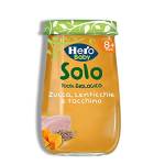 Hero Baby Solo Omogeneizzato di Zucca, Lenticchie e Tacchino, 190g