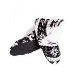 Angoter Pistone Della Casa Delle Donne Warm Indoor Felpa Pantofole Slip-on Scarpe Inverno Stivali Antiscivolo Casa Socks