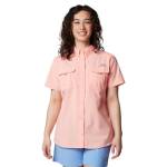 Columbia PFG BahamaTM - Camicia a Maniche Corte da Donna, Donna, Magliette atletiche, 1396551, Tiki Rosa., M