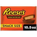 Milk Chocolate Peanut Butter Snack Size Cups Candy, Individually Wrapped, Gluten Free, 10.5 oz Bag