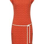 Ragwear Tag Zig Zag Vestito Leggero en Coton da Donna per l`Estate Terracotta22 S