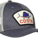 Costa Del Mar Camionista Cappello, Pesce Vela Erica Blu Navy, Taglia Unica Unisex-Adulto